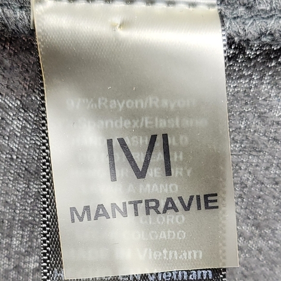 Mantravie Womens Greenish/Gray Long Sleeve Dress  With Adjustable Waist Size S/M - Picture 5 of 10